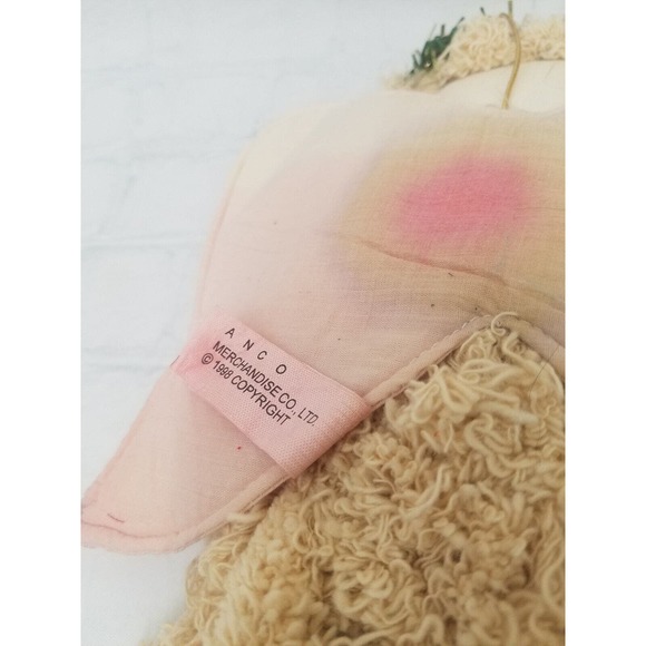 Vintage Rag Doll Shredded Angel Floral Headband Christmas Holiday Decoration 15” - Picture 7 of 13